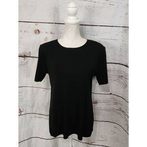 Exclusively Misook Short Sleeve‎ Top Size Medium Petite